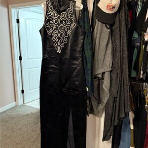 Vintage Jessica McClintock boot stitch dress